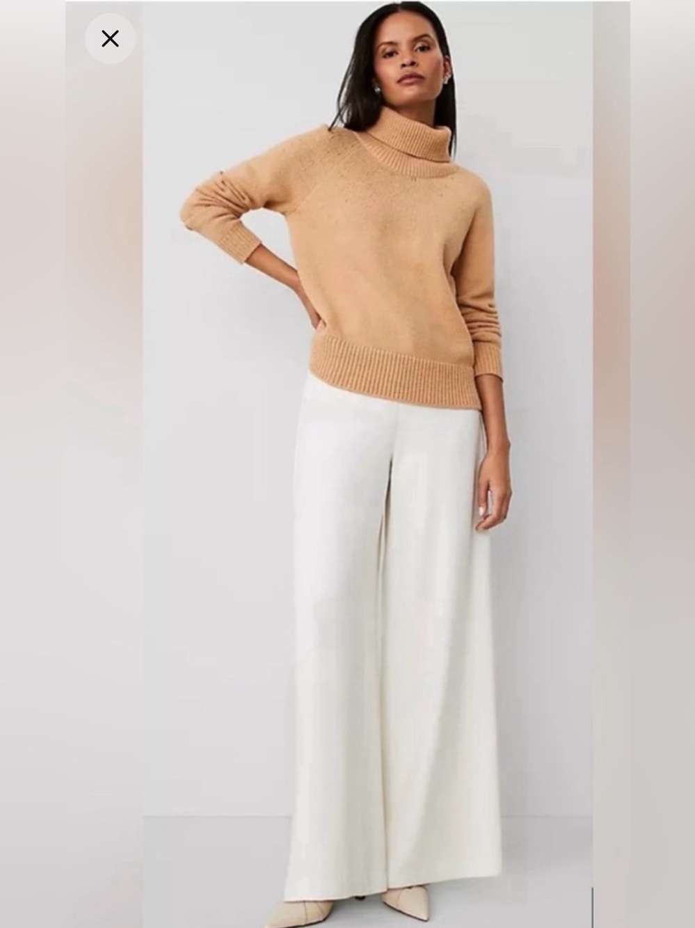 The dramatic wide leg crêpe pant - Picture 12 of 13